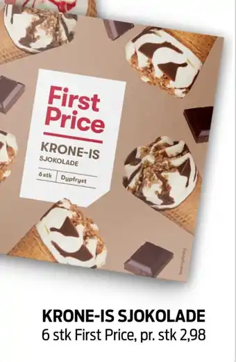Kiwi Krone-is sjokolade tilbud
