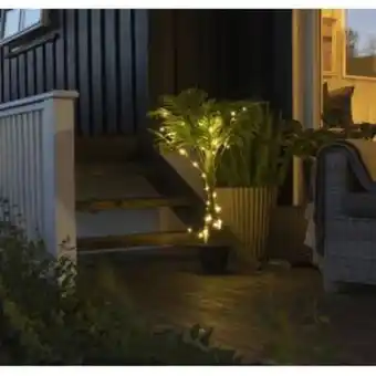 Lampehuset Palme med led lys ip44 grønn 110cm tilbud