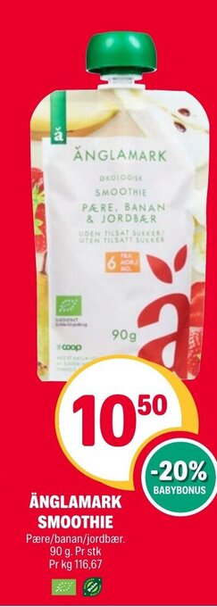 Coop Extra Änglamark Smoothie tilbud