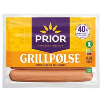 Meny Grillpølser tilbud