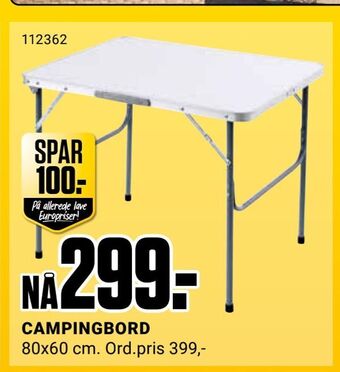 Europris Campingbord tilbud