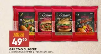 Coop Mega Grilstad burger tilbud