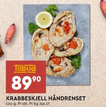 Coop Mega Ukjent krabbeskjell tilbud