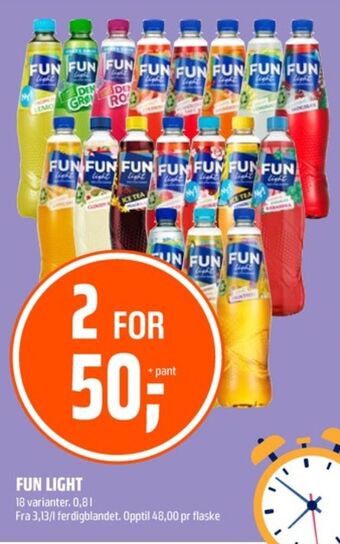 Coop Obs Fun light saft tilbud