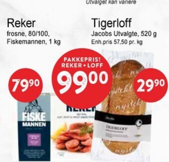 Joker Fiskemannen reker tilbud
