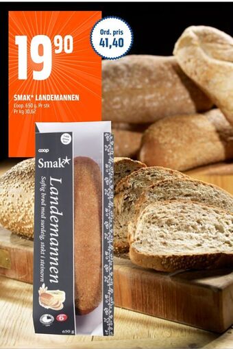 Coop Obs Smak* landemannen tilbud