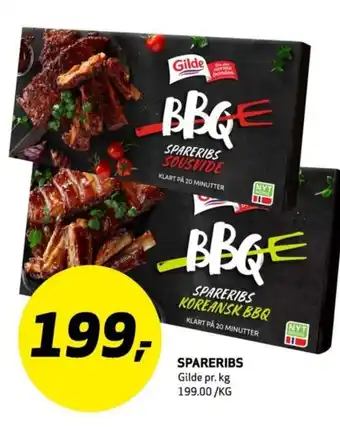 Bunnpris Gilde spareribs tilbud