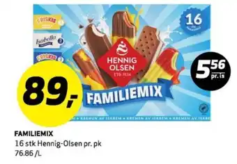 Bunnpris Hennig-olsen ispinner tilbud