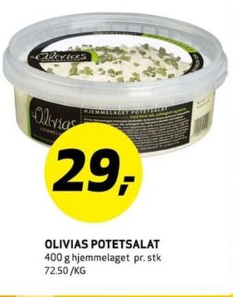Bunnpris Olivias potetsalat tilbud