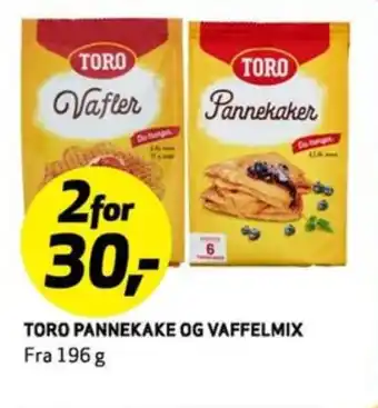 Bunnpris Toro vafler tilbud