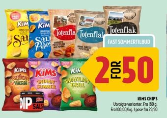 Coop Prix Kims chips tilbud