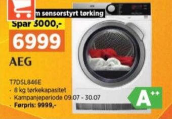 POWER Aeg tørketrommel tilbud