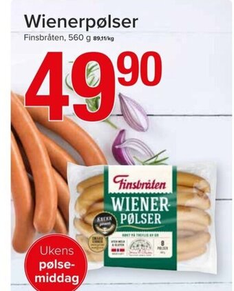Spar Wienerpølser tilbud