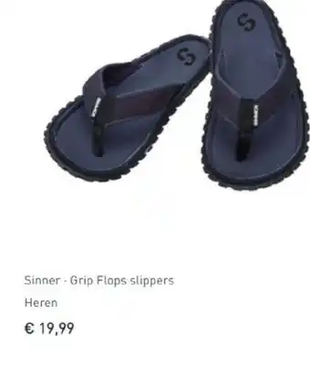 Intersport Sinner Grip Flops Slippers Heren tilbud