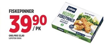 Jacobs Fiskepinner tilbud