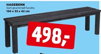 jem & fix Hagebenk tilbud
