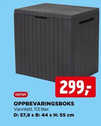 jem & fix Oppbevaringsboks tilbud