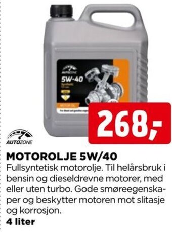 jem & fix Motorolje 5W/40 tilbud