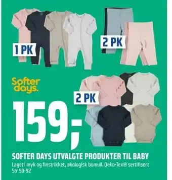 Coop Obs Softer Days Utvalgte Produkter Til Baby tilbud