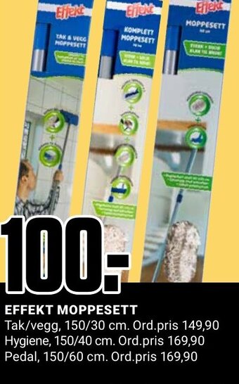 Europris Effekt moppesett tilbud