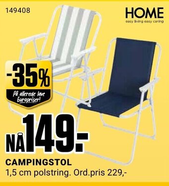 Europris Campingstol tilbud