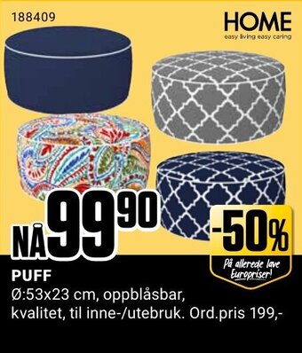 Europris Puff tilbud