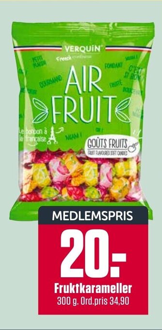 Europris Fruktkarameller tilbud