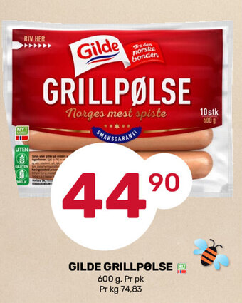 Matkroken Gilde grillpølse tilbud