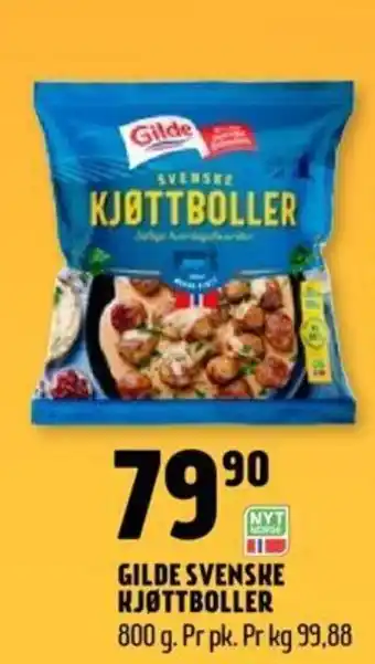 Coop Prix Gilde svenske kjøttboller tilbud