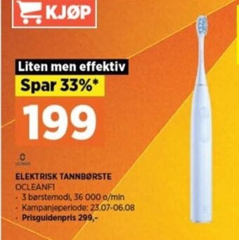 POWER Elektrisk tannbørste tilbud