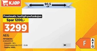 POWER Fryseboks tilbud