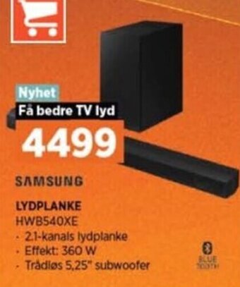 POWER Lydplanke tilbud