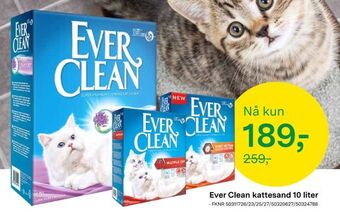 Felleskjøpet Ever clean kattesand 10 liter tilbud