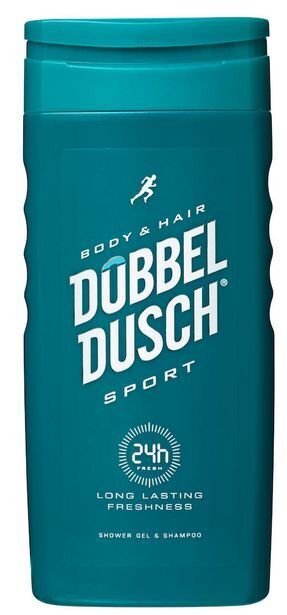 Rusta Dusjgelé og sjampo dubbeldusch tilbud