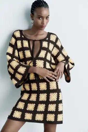 ZARA Heklet kjole limited edition tilbud