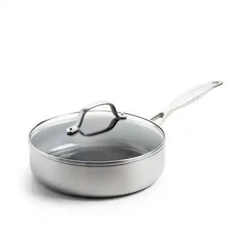 Christiania Glasmagasin Greenpan geneva sautepanne med lokk 24cm 2,6l 3ply tilbud