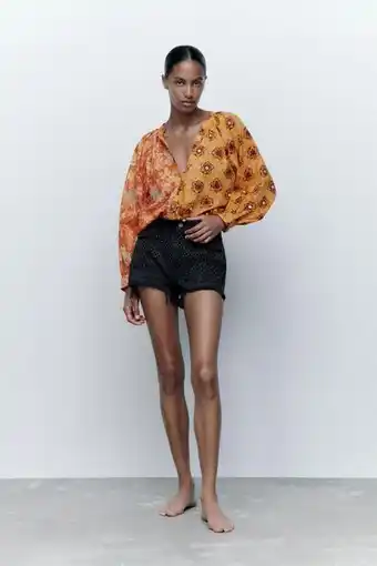 ZARA Zw the cut off shorts tilbud