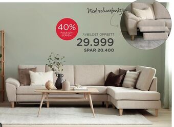 Møbelringen Passion modulsofa tilbud