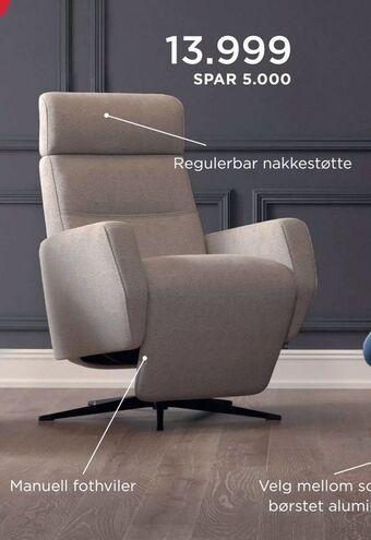 Møbelringen Galaxy sky hvilestol tilbud