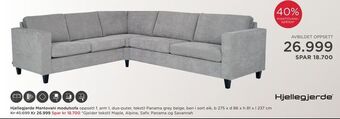 Møbelringen Hjellegjerde mantovani modulsofa tilbud