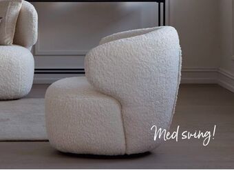 Møbelringen Mia stol med sving tilbud