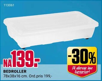 Europris Bedroller tilbud