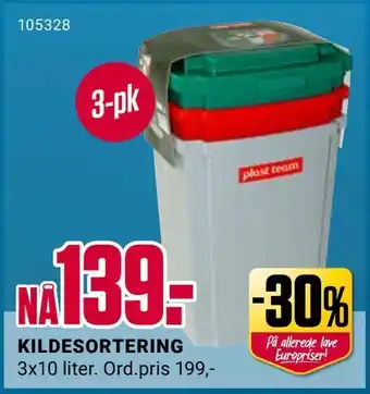 Europris Kildesortering tilbud