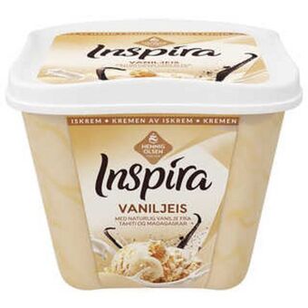 Meny Inspira iskrem tilbud