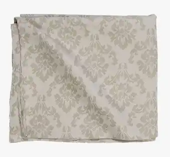 Belagt duk beige
