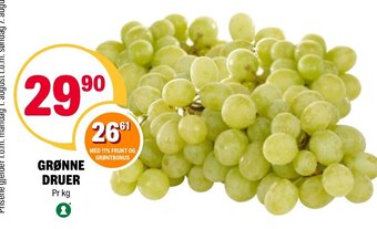 Coop Extra Grønne Druer tilbud