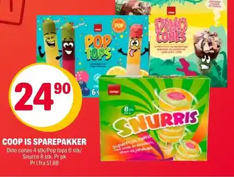 Coop Extra Coop Is Sparepakker tilbud