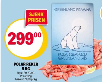 Coop Extra Polar Reker 5 Kg tilbud