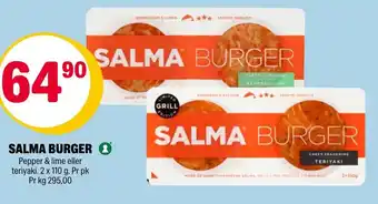 Coop Extra Salma Burger tilbud