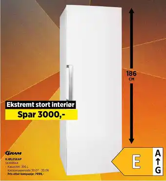 POWER Kjøleskap SK418644 tilbud